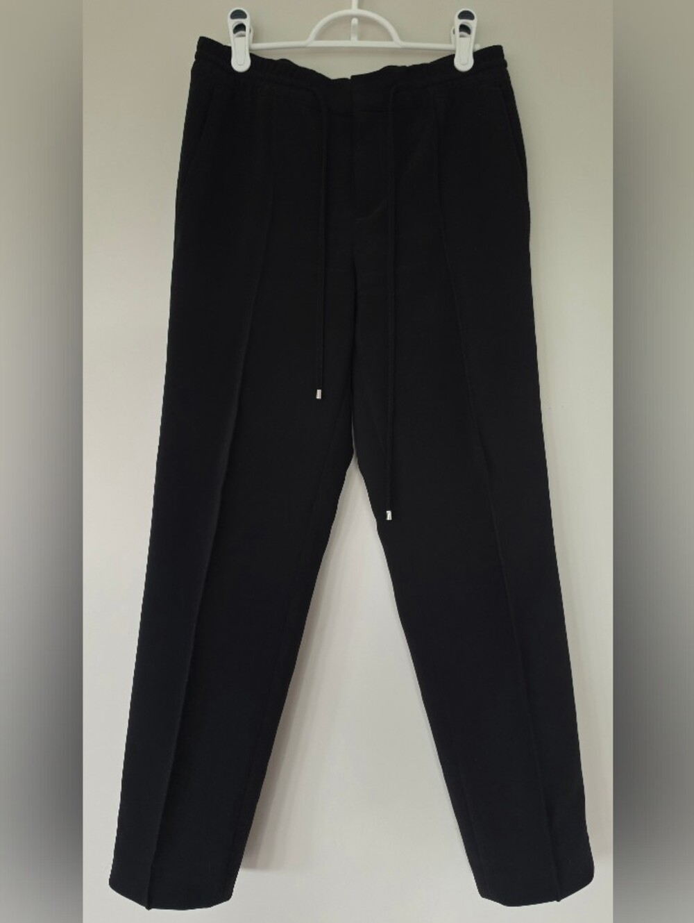 Club Monaco Black Straight-Leg Pants Women's Size 00 Drawstring. Classy